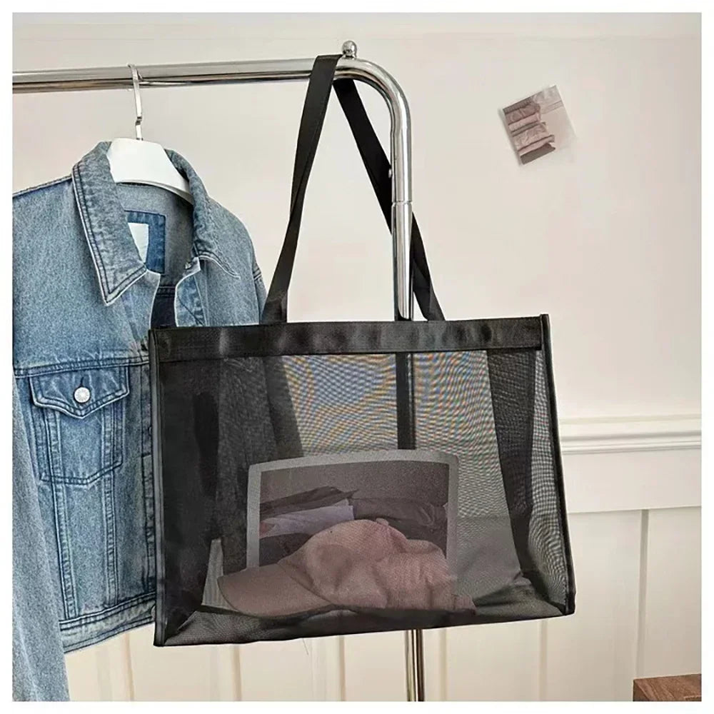 Tote Bags Women Wallets Travel Storage Bags Large Capacity Handbag Transparent Organizer Grid Package Nurse Printing Series - Healthcare Vibes