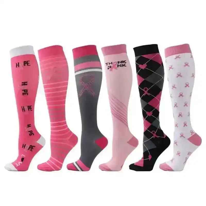Unisex Compression Socks for Promoting Blood Circulation, Reducing Leg Pain, and Supporting oxygenation while on feet for long periods of time