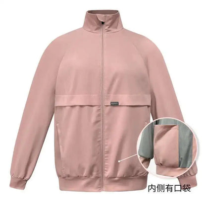 Chic 3-Piece Jogger Scrub Set That Keeps You Comfy and Moving Like a Pro New -pink coat CHINA