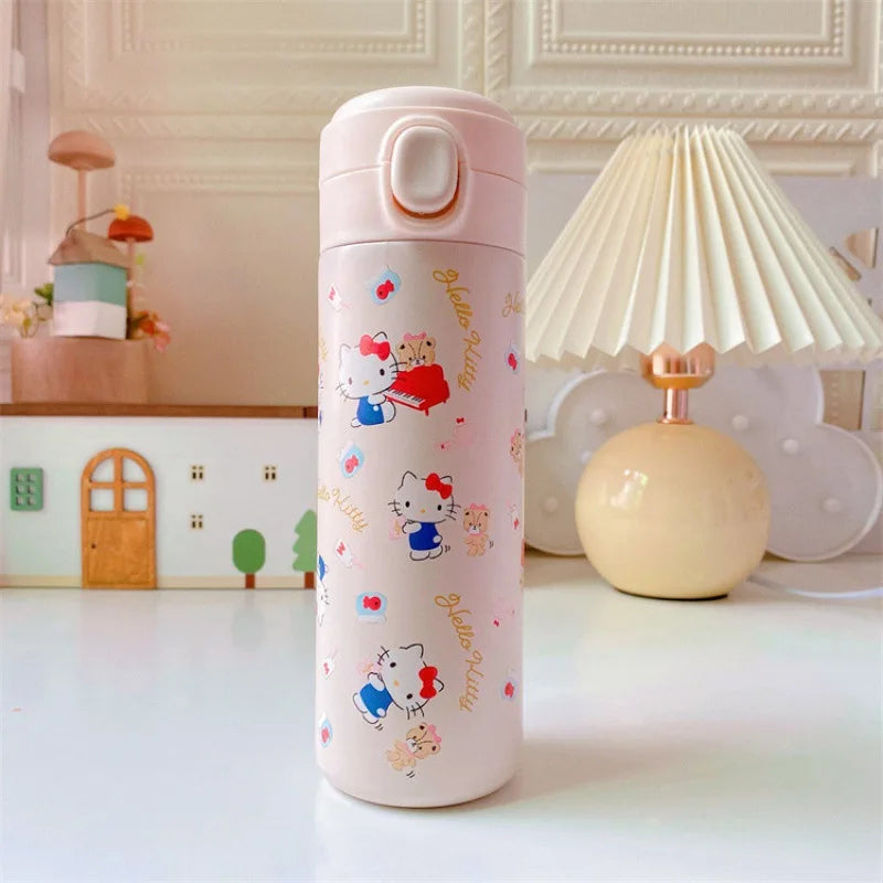 Sanrio Hello Kitty and Friends Cartoon Insulated Stainless Steel Bouncing Cup 20 420ml