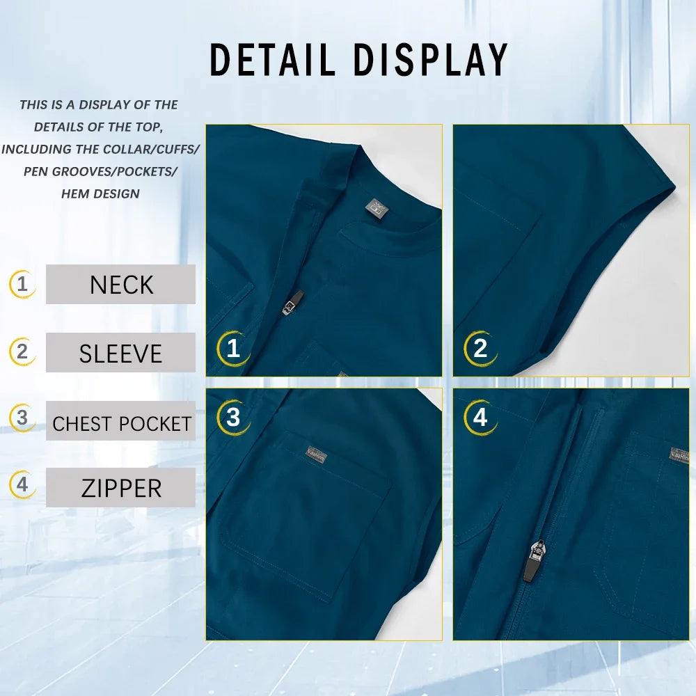 Women's Uniforms, Lab Coat, Healthcare Medical Workwear, Surgical Jumpsuits, Nurse Uniforms