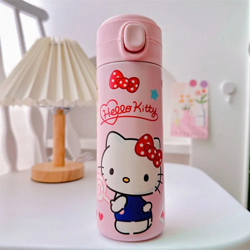 Sanrio Hello Kitty and Friends Cartoon Insulated Stainless Steel Bouncing Cup 1 420ml