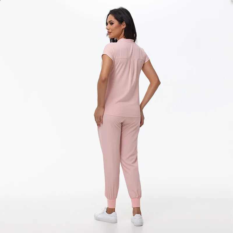 Hospital Scrubs Work Uniforms Short-sleeved Health Services Suits - Healthcare Vibes