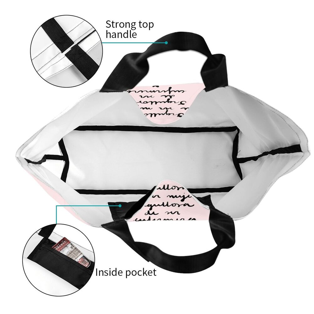 Custom Reusable Funny Nurse Shopping Bag Women Shoulder Canvas Tote Bag Portable Nursing Grocery Shopper Bags