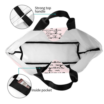 Custom Reusable Funny Nurse Shopping Bag Women Shoulder Canvas Tote Bag Portable Nursing Grocery Shopper Bags