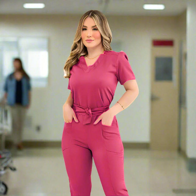 Scrub Uniform for Women – Stretchy Doctor & Nurse Scrubs Sets - Healthcare Vibes - Healthcare Vibes