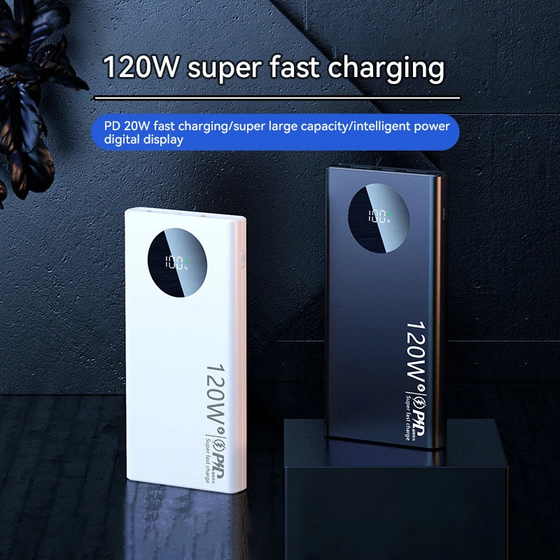 High Capacity Power Bank, Fast Charging, 120W 500000mAh Portable Battery Charger For iPhone Samsung Huawei 2025