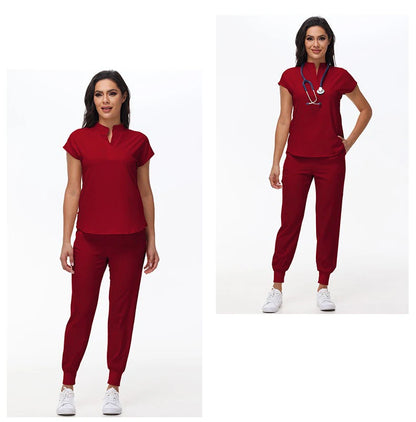 Hospital Scrubs Work Uniforms Short-sleeved Health Services Suits - Healthcare Vibes