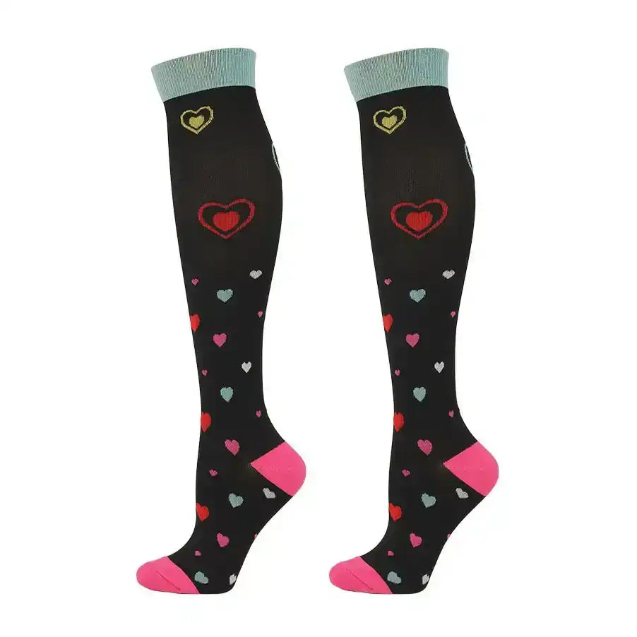 10 Pairs of Unisex Compression Socks: Because Running Crazy on a 12-Hour Shift Is Easier When Your Legs Aren’t Screaming—And Yes, Drink Water and Use the Potty, Bladder Slings Are Real!