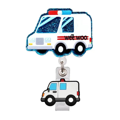 Badge Reel Lightweight Retractable Badge Clip Id Card Holder Compact Nurse Id Holder For Hospitals Doctors Exhibitions Ambulance