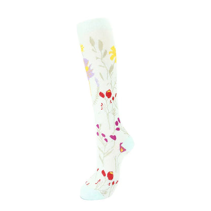 Compression Socks Compress Socks Yoga Air Travel Moisture Control & Odor Resistance Graduated Pressure Nylon Anti-Varicose Picture 5