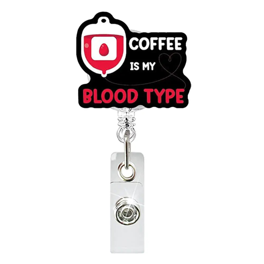 Badge Reel Lightweight Retractable Badge Clip Id Card Holder Compact Nurse Id Holder For Hospitals Doctors Exhibitions Blood Bag