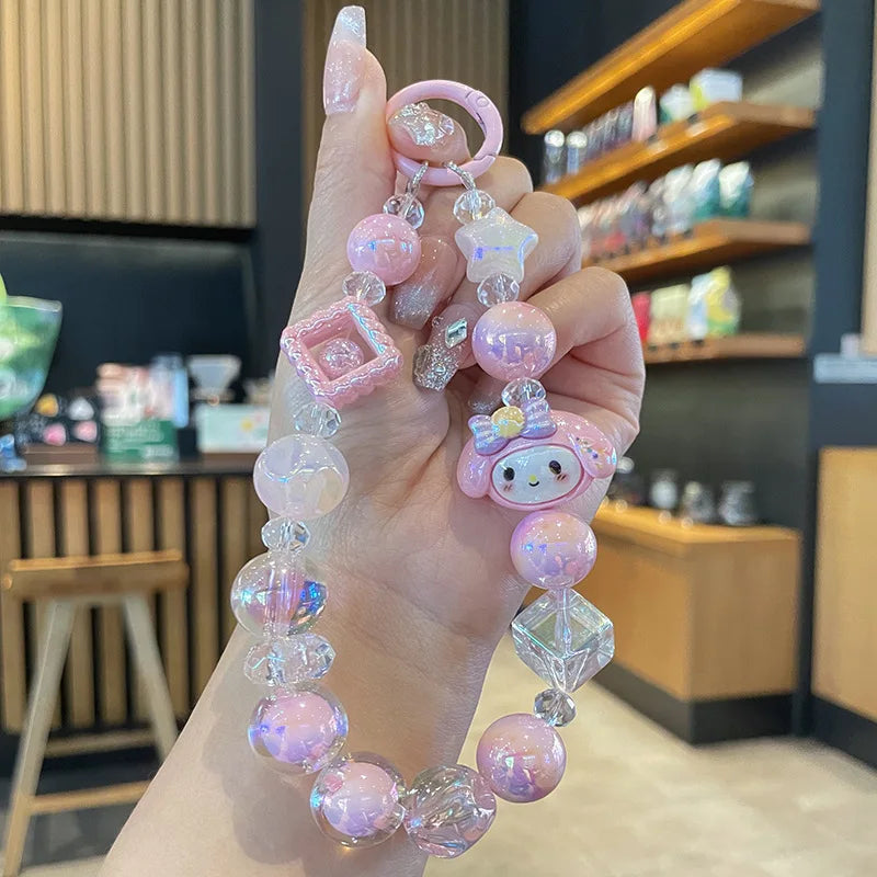 Cinnamoroll my Melody Kuromi Anime Keychain Car Ornaments Pendant Holiday Gifts Toys For Girls Children Cartoon Cosas de 1 € SQ001-4