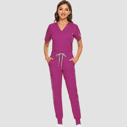 Chic 3-Piece Jogger Scrub Set That Keeps You Comfy and Moving Like a Pro