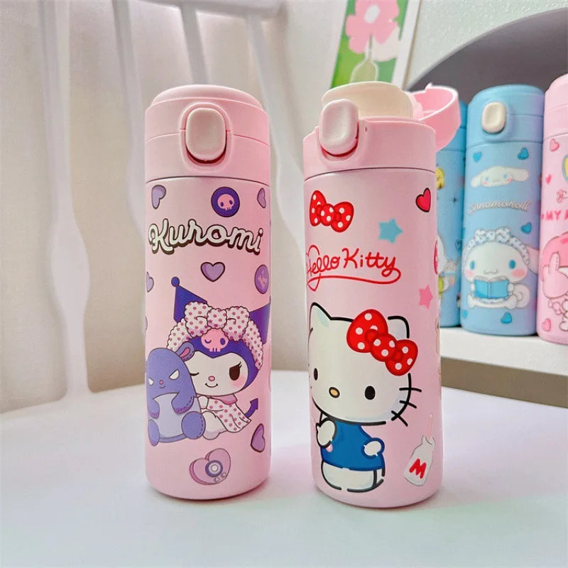 Sanrio Hello Kitty and Friends Cartoon Insulated Stainless Steel Bouncing Cup