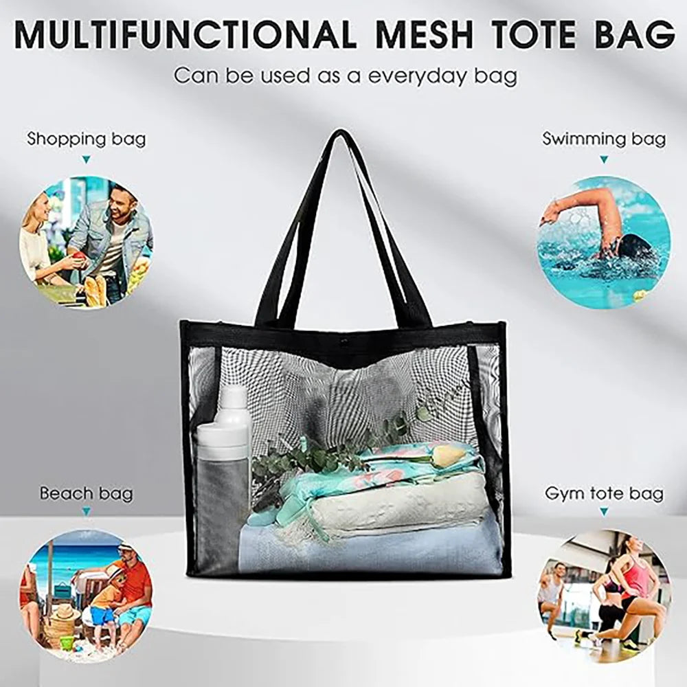 Tote Bags Women Wallets Travel Storage Bags Large Capacity Handbag Transparent Organizer Grid Package Nurse Printing Series - Healthcare Vibes
