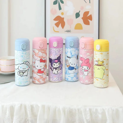 Sanrio Hello Kitty and Friends Cartoon Insulated Stainless Steel Bouncing Cup