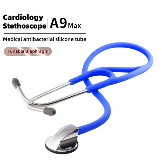 Carent Medical Professional Cardiology Stethoscope Diagnostic Stethoscope Master Cardiology Stethoscope For Nurse Health Care Royal Blue
