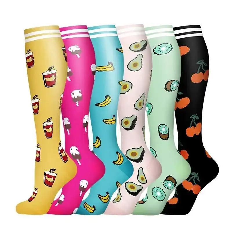 Unisex Compression Socks for Promoting Blood Circulation, Reducing Leg Pain, and Supporting oxygenation while on feet for long periods of time