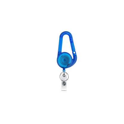 1pcs Extendable Metal Key Chain Ring Belt Clip Pull Keyring Retracting ID Card Lanyards Id Badge Holder Badge Clip 5 no clip