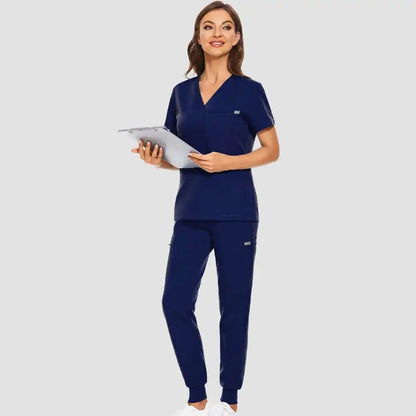 Chic 3-Piece Jogger Scrub Set That Keeps You Comfy and Moving Like a Pro