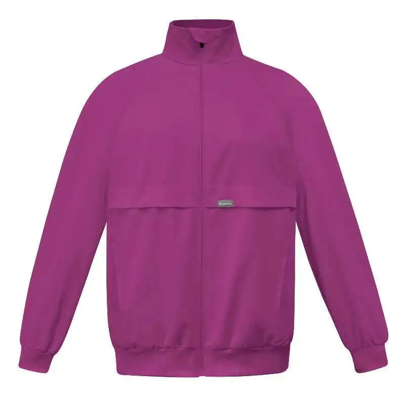 Chic 3-Piece Jogger Scrub Set That Keeps You Comfy and Moving Like a Pro New -rose red coat CHINA