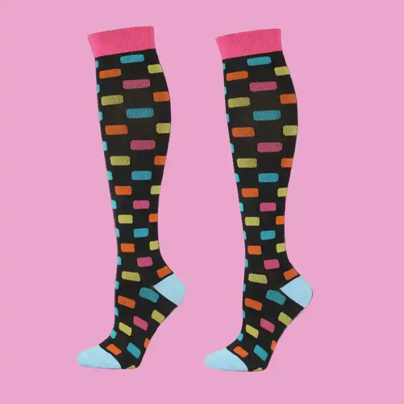 10 Pairs of Unisex Compression Socks: Because Running Crazy on a 12-Hour Shift Is Easier When Your Legs Aren’t Screaming—And Yes, Drink Water and Use the Potty, Bladder Slings Are Real!