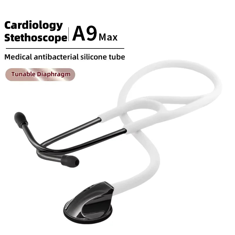 Carent Medical Professional Cardiology Stethoscope Diagnostic Stethoscope Master Cardiology Stethoscope For Nurse Health Care White