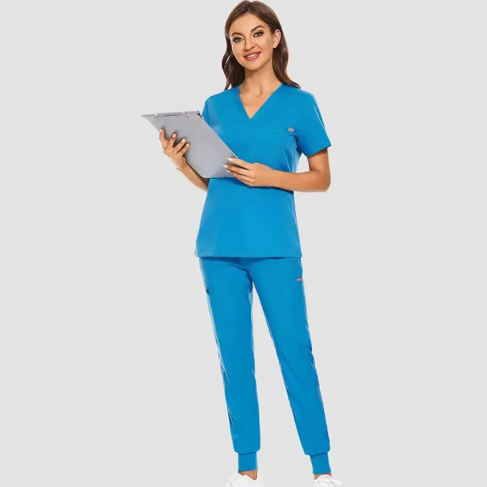Chic 3-Piece Jogger Scrub Set That Keeps You Comfy and Moving Like a Pro