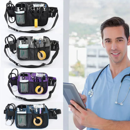 Utility Hip Bag Tool Belt Bag Nurse Waist Pouch Portable Nurse Fanny Pack Pouch Bags for Women and Men
