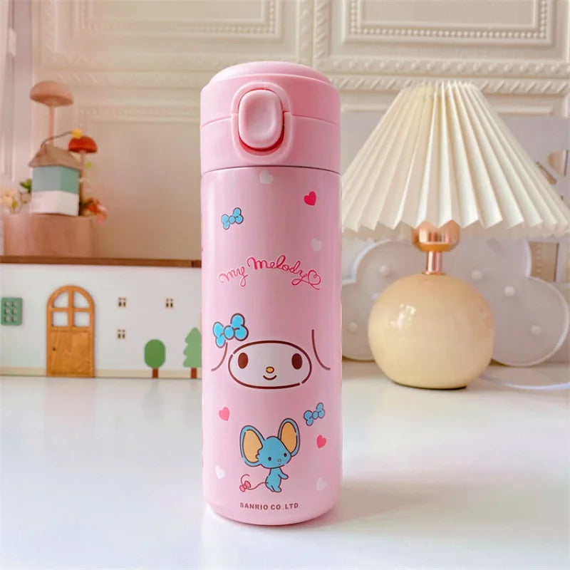 Sanrio Hello Kitty and Friends Cartoon Insulated Stainless Steel Bouncing Cup 10 420ml