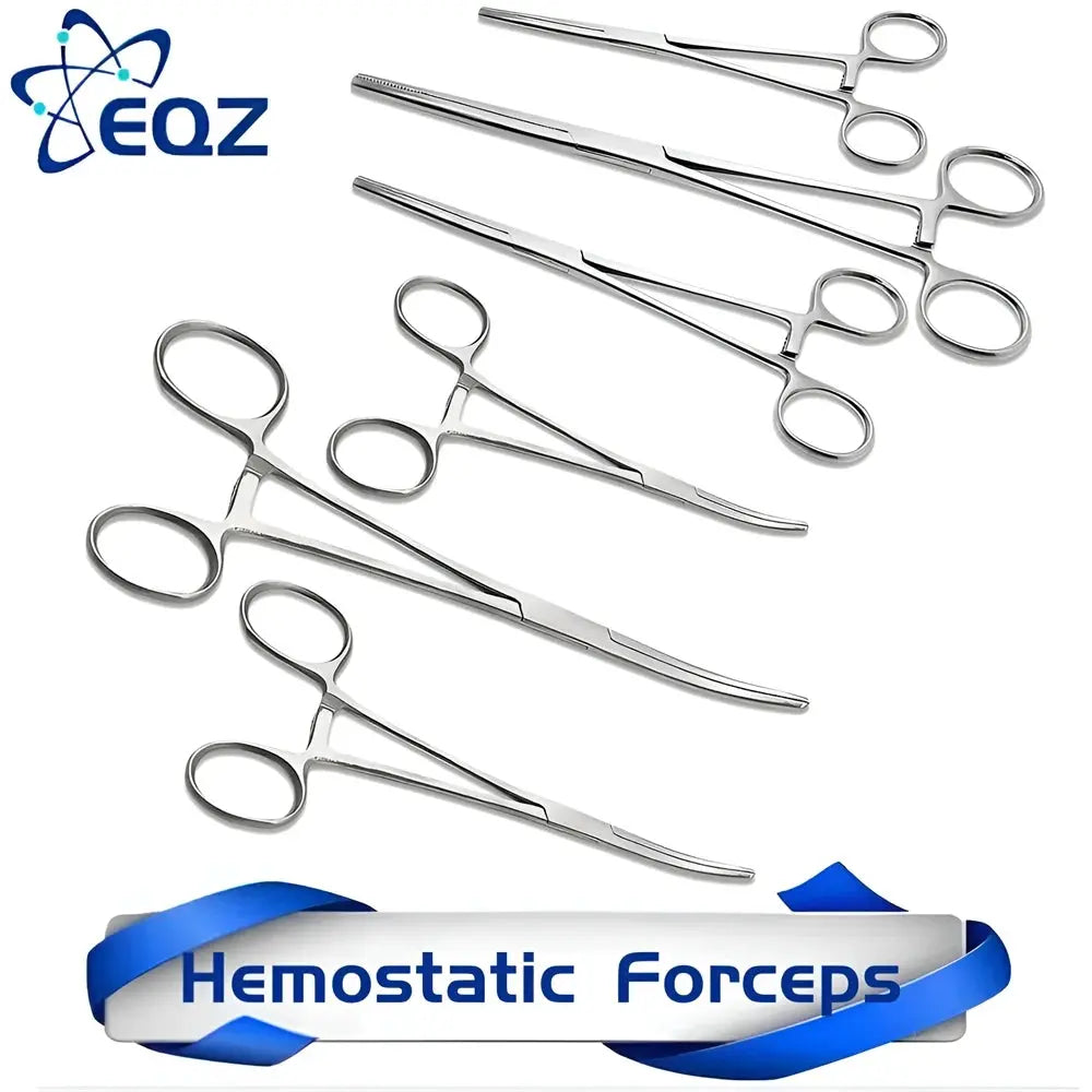 Make Gripping Small Items a Cinch With a Pair of Stainless Steel Forceps, Hemostat, Locking Clamps, Straight or Curved - Healthcare Vibes