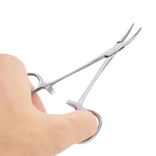 Make Gripping Small Items a Cinch With a Pair of Stainless Steel Forceps, Hemostat, Locking Clamps, Straight or Curved - Healthcare Vibes