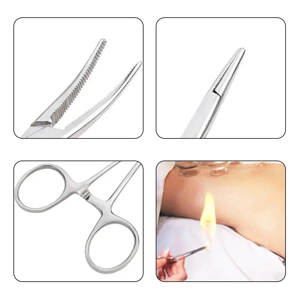 Make Gripping Small Items a Cinch With a Pair of Stainless Steel Forceps, Hemostat, Locking Clamps, Straight or Curved - Healthcare Vibes