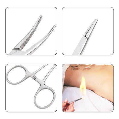 Make Gripping Small Items a Cinch With a Pair of Stainless Steel Forceps, Hemostat, Locking Clamps, Straight or Curved - Healthcare Vibes