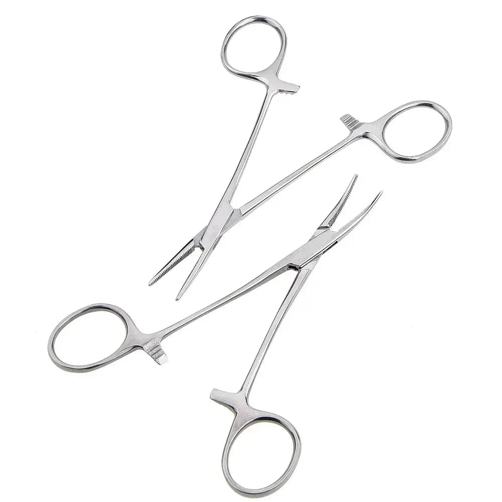 Make Gripping Small Items a Cinch With a Pair of Stainless Steel Forceps, Hemostat, Locking Clamps, Straight or Curved - Healthcare Vibes