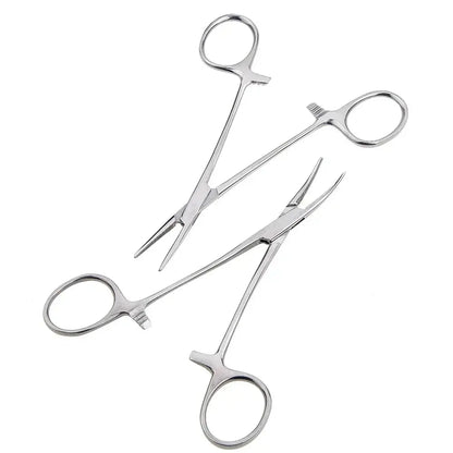 Make Gripping Small Items a Cinch With a Pair of Stainless Steel Forceps, Hemostat, Locking Clamps, Straight or Curved - Healthcare Vibes