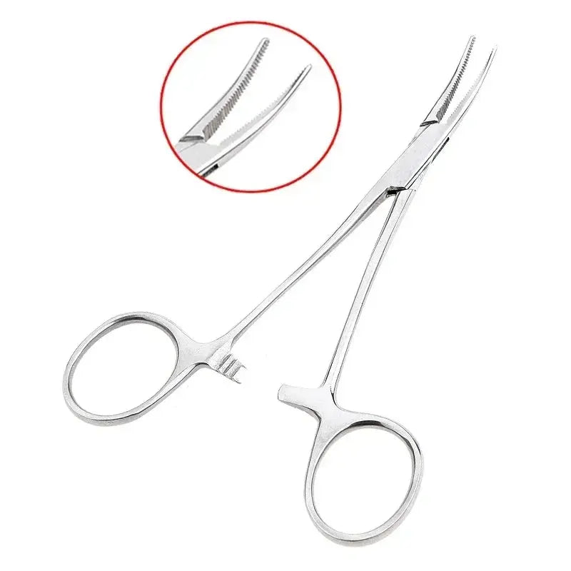 Make Gripping Small Items a Cinch With a Pair of Stainless Steel Forceps, Hemostat, Locking Clamps, Straight or Curved - Healthcare Vibes