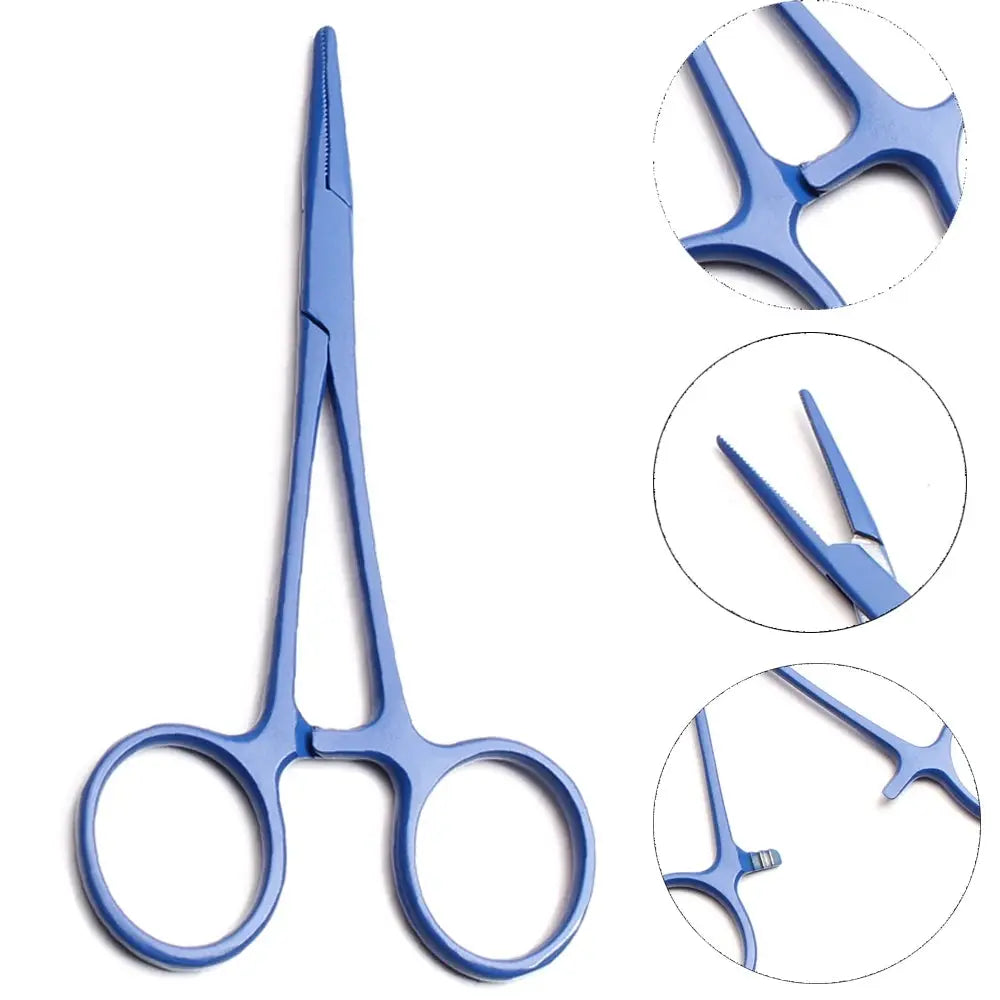 Straight Trauma Hemostatic Forceps, Stainless Steel Clamps, Colorful Hemostats - Healthcare Vibes