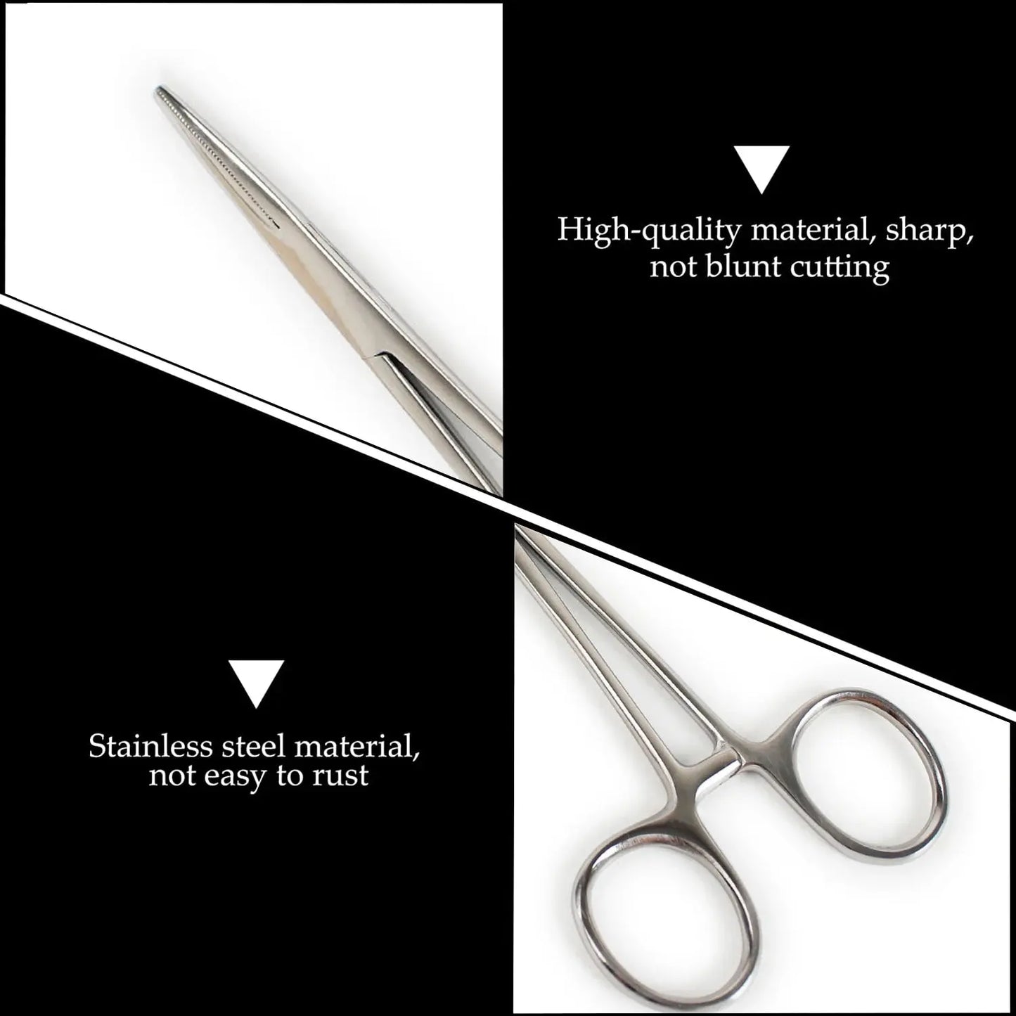 Straight Trauma Hemostatic Forceps, Stainless Steel Clamps, Colorful Hemostats - Healthcare Vibes