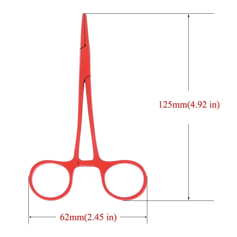 Straight Trauma Hemostatic Forceps, Stainless Steel Clamps, Colorful Hemostats - Healthcare Vibes