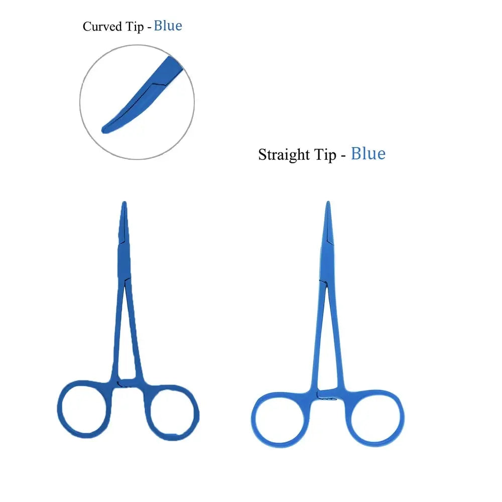 Straight Trauma Hemostatic Forceps, Stainless Steel Clamps, Colorful Hemostats - Healthcare Vibes