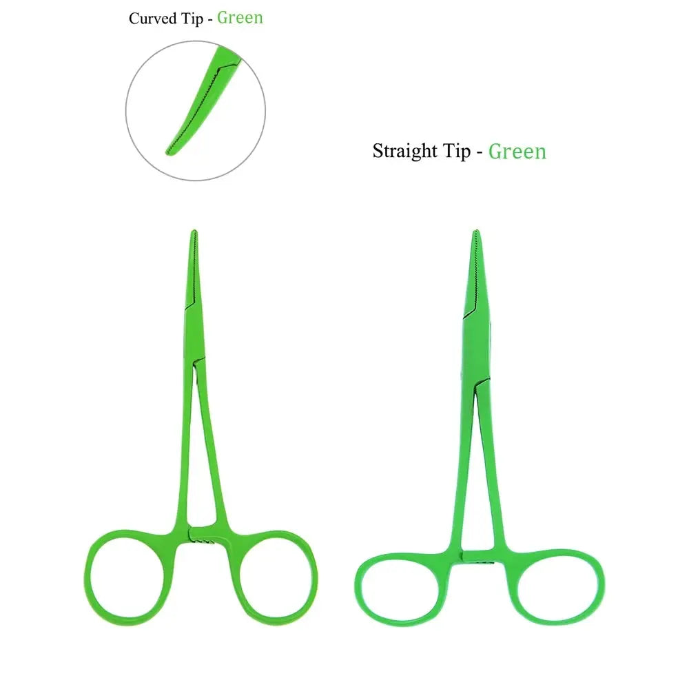 Straight Trauma Hemostatic Forceps, Stainless Steel Clamps, Colorful Hemostats - Healthcare Vibes