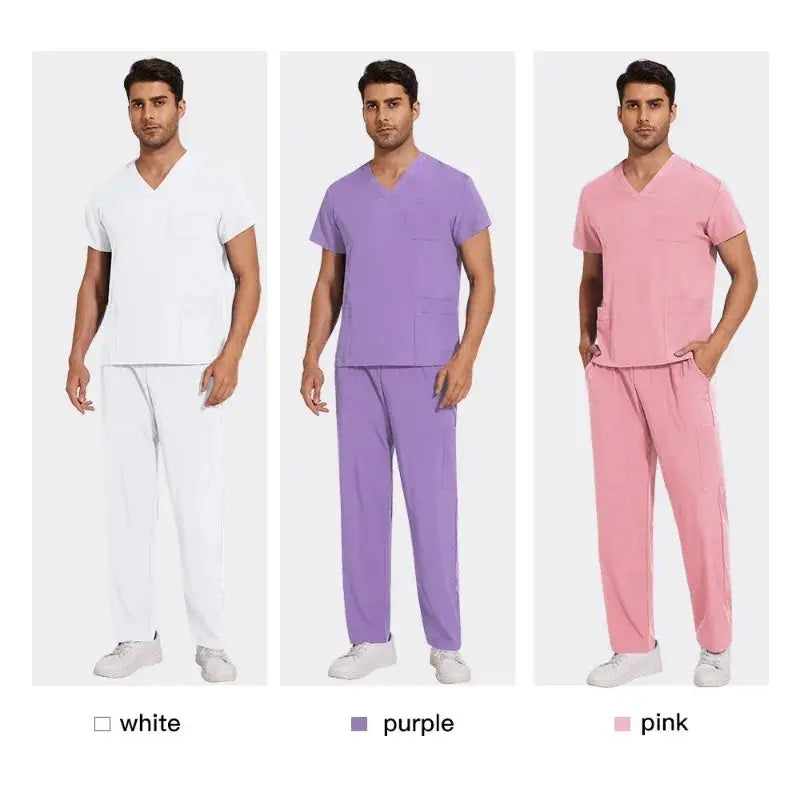 Surgical Uniform, Unisex Scrubs, Jogger Scrubs Set, Multiple Colors - Healthcare Vibes