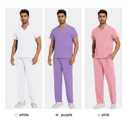 Surgical Uniform, Unisex Scrubs, Jogger Scrubs Set, Multiple Colors - Healthcare Vibes