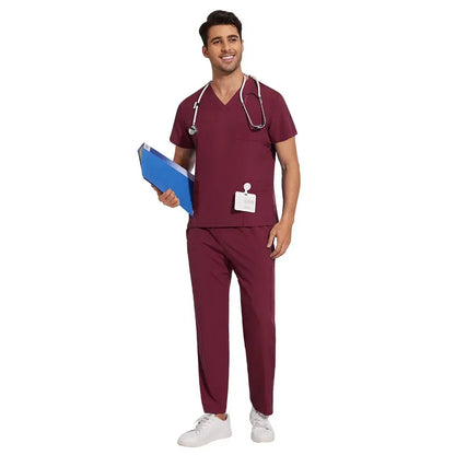 Surgical Uniform, Unisex Scrubs, Jogger Scrubs Set, Multiple Colors - Healthcare Vibes