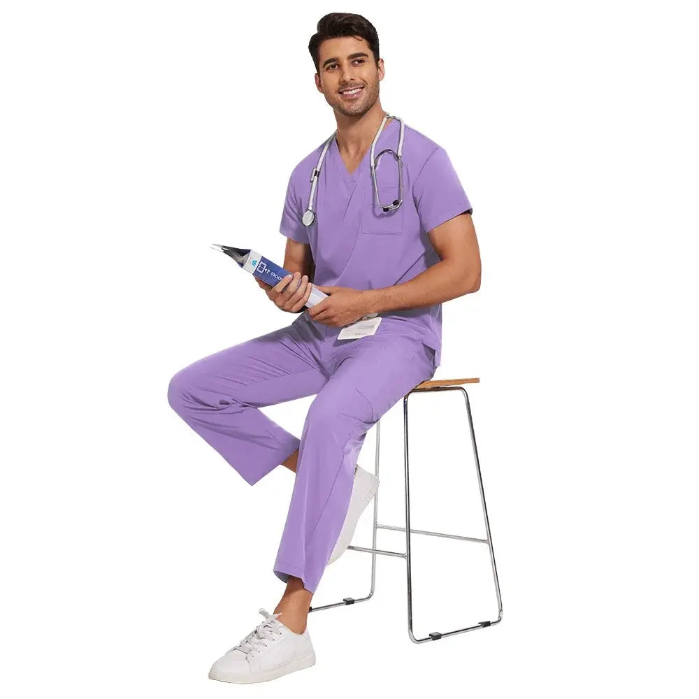 Surgical Uniform, Unisex Scrubs, Jogger Scrubs Set, Multiple Colors - Healthcare Vibes