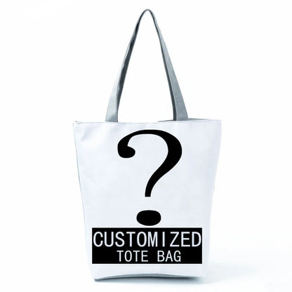Cartoon Ladies Nurse Print Handbags Foldable High Capacity Women Shoulder Bags Eco Reusable Shopping Bags Travel Beach Tote Bags - Healthcare Vibes