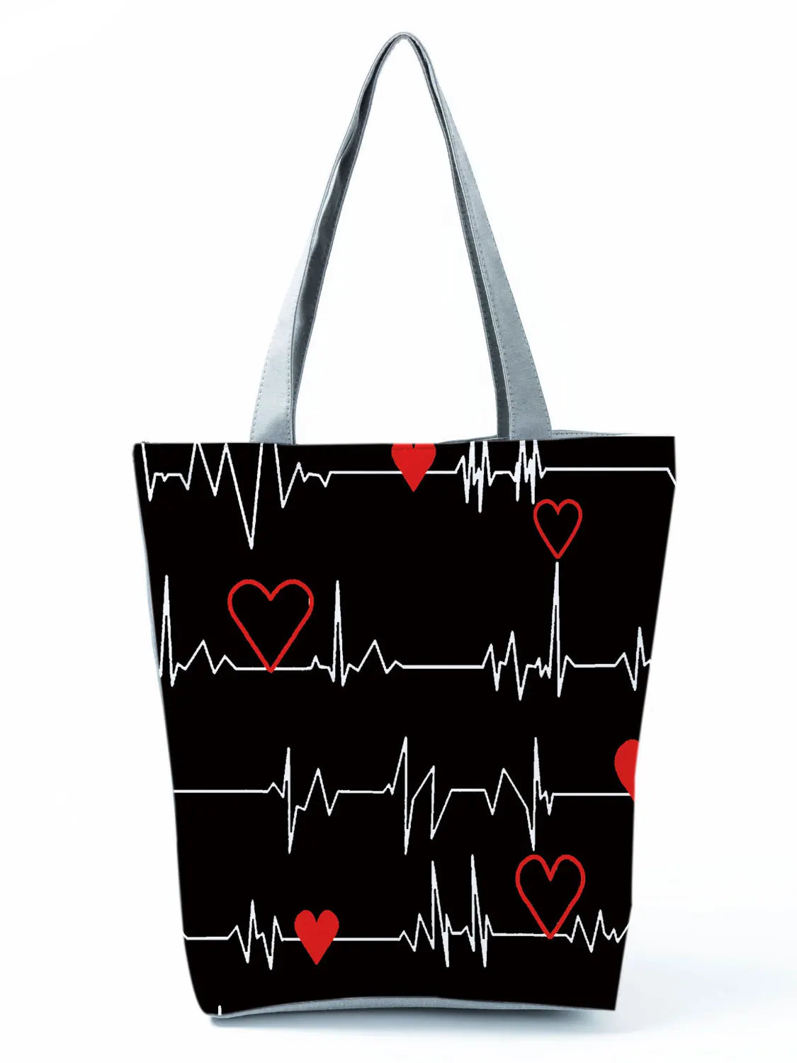 Fashion Tote Customized Cartoon Dentist Nurse Shoulder Bag Eco Reusable Shopping Bag Ladies Handbags for Women Casual Portable - Healthcare Vibes