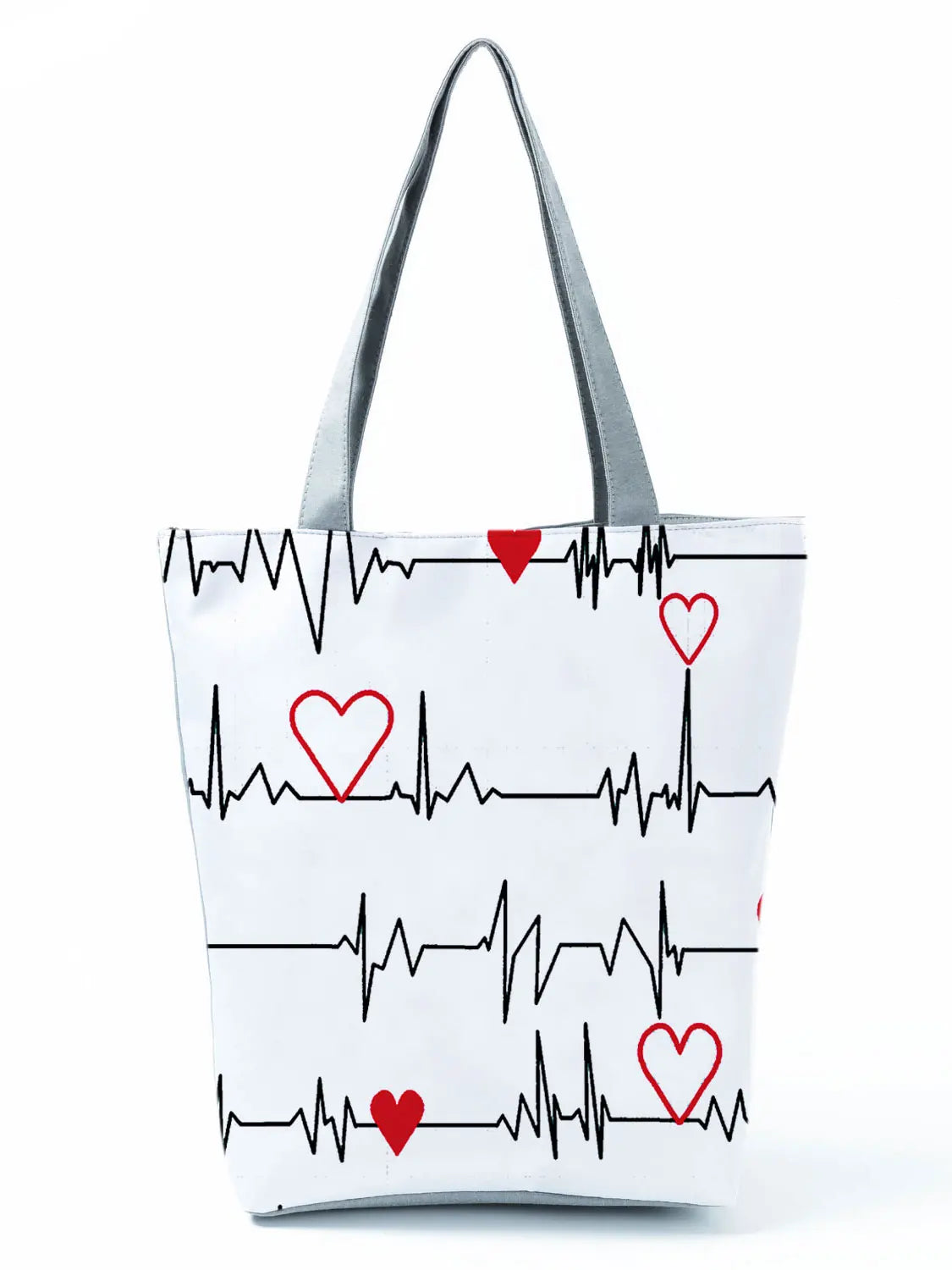 Fashion Tote Customized Cartoon Dentist Nurse Shoulder Bag Eco Reusable Shopping Bag Ladies Handbags for Women Casual Portable - Healthcare Vibes